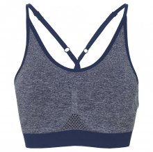 Бра ASICS SEAMLESS BRA жен. FW17-18 синий XS