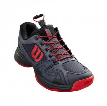 Кроссовки Wilson дет. RUSH PRO QL EBONY/BK/RD SS19 Серый 10,5