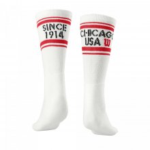 Носки Wilson муж. SINCE 1914 CREW SOCK 1PR WH/BK/RD SZ10-13 SS20 белый MDLG