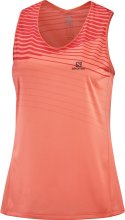 Майка SALOMON SENSE TANK W жен. SS20 коралловый XS