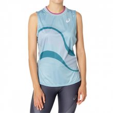 Майка ASICS MATCH W GPX TANK жен. синий XS