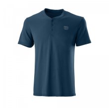 Футболка Wilson муж. PWR SMLS HENLEY II MAJOLICA синий SM