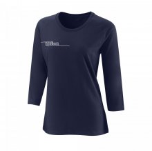 Кофта Wilson жен. TEAM II 4-Mar SLEEVE TCH TEE синий LG