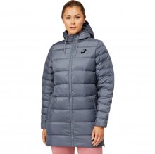 Куртка ASICS DOWN JACKET LONG W жен. серый S