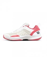 Кроссовки Wilson жен. HURAKN PRO V2 WH/PINK белый/розовый 8US