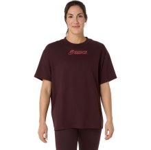 Футболка ASICS ASICS LOGO TEE жен. бордовый M