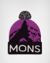 Шапка Mons Royale Mtn Pixel Merino Pom Pom Beanie уни. розовый OS